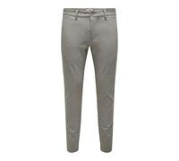 Only & Sons Onsmark Slim Ditsy 020934 - Pantaloni da Uomo Noos, Cincillà, 29W x 34L