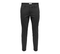 ONLY & SONS Onsmark Slim Gw 0209 Pant Noos 0209-Pantaloni, Grigio Scuro mélange, 36W x 30L Uomo