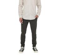 ONLY & SONS ONSMARK Tap Herringbone 2911 Pant Noos Boxer Bambino, Slate Black, 34/34 Uomini