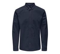 ONLY & SONS Onsmichael 18w Reg Cord Stretch LS Shirt Camicia a Maniche Lunghe, Blazer Blu Marine, M Uomo