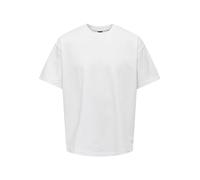 ONLY & SONS Onsmillenium Ovz SS Tee Noos T-Shirt, Bianco, M Uomo