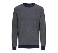 ONLY & SONS Onsmorgan Reg 12 Structure Crew Knit, Blazer Blu Marine, S Uomo