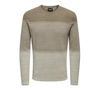 ONLY & SONS Onspanter Reg 12 Struc Crew Knit Noos Maglione Lavorato a Maglia, cincillà 1, XS Uomo