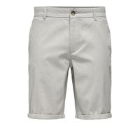 Only & Sons Onspeter Dobby 0058 Noos Pantaloncini Chino, Limestone, L Uomo