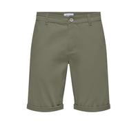 Only & Sons ONSPETER Life Regular 0013 Noos - Pantaloncini, Verde - Deep Lichen Green, L