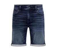 ONLY & SONS Onsply Jog Dbd 0025 ANA DNM Shorts Noos 0025-Pantaloncini, Blu Jeans Scuro, XS Uomo