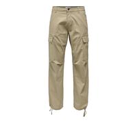 ONLY & SONS Onsray Life 0020 Ribstop Cargo Noos Pantaloni, Cincillà, 32W x 32L Uomo