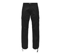 ONLY & SONS - Pantaloni cargo ampi neri-Nero W79 L81cm