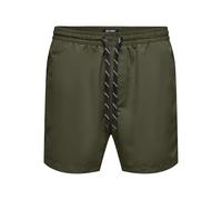 Only & Sons ONSTED Life Noos - Pantaloncini da Bagno, Olive Night, M