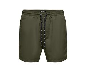 Only & Sons ONSTED Life Noos - Pantaloncini da Bagno, Olive Night, M