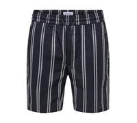 ONLY & SONS Onstrev Life Reg Struc Stripe Shorts, Navy Scuro, L