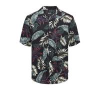 ONLY & SONS ONSWAYNE Life AOP SS Viscose Shirt Noos, Nero, M