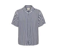 Only & Sons NOS onsWAYNE SS Striped Viscose Shirt Noos Camicia Casual, Blu (Dress Blues Dress Blues), L Uomo