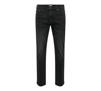 ONLY & SONS Onsweft Reg. Box Azg DNM Mu Otl, Nero delavé, 31 W/32 L Uomo