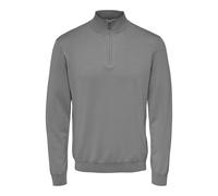 ONLY & SONS Onswyler Life Reg 14 Half Zip Knit Noos, Melange Grigio Medio, M
