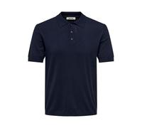 ONLY & SONS Onswyler Life Reg 14 SS Polo Knit Noos, Navy Scuro, M Uomo