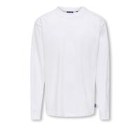 ONLY & SONS Osjfred Life Loose LS Tee Jrs Noos, Bianco, 170/176 cm