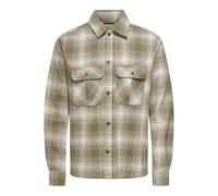 ONLY & SONS Overshirt Onscedric Life Check-Maglietta Oversize Noos, Fallen Rock, XS Uomo