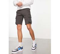 Only & Sons - Pantaloncini cargo grigi-Grigio XS