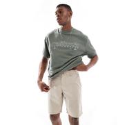 ONLY & SONS - Pantaloncini chino corti ampi beige-Neutro XXS