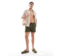 ONLY & SONS - Pantaloncini da bagno color kaki-Verde XS