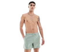 Only & Sons - Pantaloncini da bagno in seersucker verde chiaro XXS