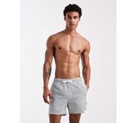 ONLY & SONS - Pantaloncini da bagno in seersucker verde scuro a righe XL