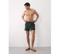 ONLY & SONS - Pantaloncini da bagno in seersucker verde scuro XS