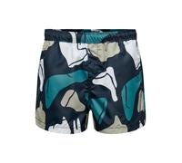 Only & Sons Pantaloncini da bagno 'ONSTodd' blu ciano / blu scuro / grigio / bianco Uomo Only & Sons XXL blu ciano / blu scuro / grigio / bianco