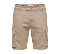 Only & Sons Pantaloni cargo da uomo Cam Stage beige Taglia 34