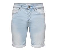 Only & Sons Pantaloncini da Uomo Onsply Life Blue Jog, Blu Denim, XS