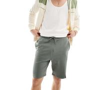 Only & Sons Uomo O&S Pantaloncini Corti Jogging Basic Pantaloni Felpa Allenamento Tempo Libero ONSNEIL, Colore:Verde-2, Taglia:XL