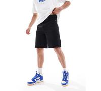 ONLY & SONS - Pantaloncini di jeans ampi neri-Nero 2XL