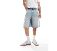 ONLY & SONS - Pantaloncini di jeans larghi lavaggio blu chiaro 2XL
