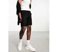 Only & Sons - Pantaloncini eleganti in jersey neri-Nero XL
