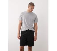 ONLY & SONS - Pantaloncini neri a pieghe-Nero XS