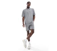 ONLY & SONS - Pantaloncini plissé grigi in coordinato-Grigio M