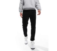 Only & Sons - Pantaloni affusolati neri a coste-Nero S