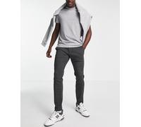 Only & Sons - Pantaloni affusolati slim grigio scuro W28 L32