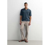 ONLY & SONS - Pantaloni ampi in misto lino marrone chiaro XS