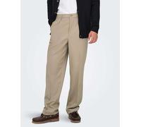 Only & Sons - Pantaloni ampi sartoriali neri-Nero M