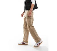 ONLY & SONS - Pantaloni cargo ampi beige-Neutro W91 L86cm