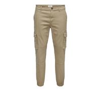 Only & Sons Pantaloni cargo da uomo ONSCARTER ringiovaniti Cincillà 29W x 30L