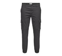 ONLY & SONS Onscarter Life Cargo Cuff 0013 Pant Noos Pantaloni, Gessato Grigio, 38W x 32L Uomo