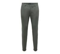 Only & Sons Pantaloni chino 'Mark' color fango Uomo Only & Sons 30x32 color fango