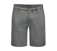 Only & Sons - Pantaloncini eleganti in jersey grigi-Grigio S