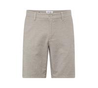 ONLY & SONS - Pantaloncini chino in misto lino antracite-Grigio XS