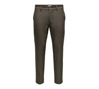 Only & Sons Pantaloni chino 'ONSBRAD' marrone scuro Uomo Only & Sons 30x30