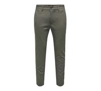 Only & Sons Pantaloni chino 'ONSMark' abete / offwhite Uomo - Abbigliamento - Occasioni - Matrimonio - Per gli invitati al matrimonio - Pantaloni - Pantaloni chino Only & Sons 28