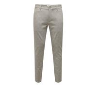 Only & Sons Pantaloni chino 'ONSMark' pietra / offwhite Uomo Only & Sons 29x34